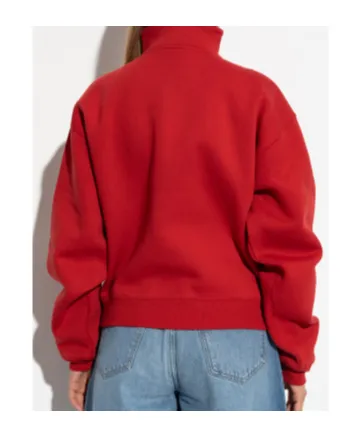 The Gros Grain Zipped-Rollneck Sweatshirt