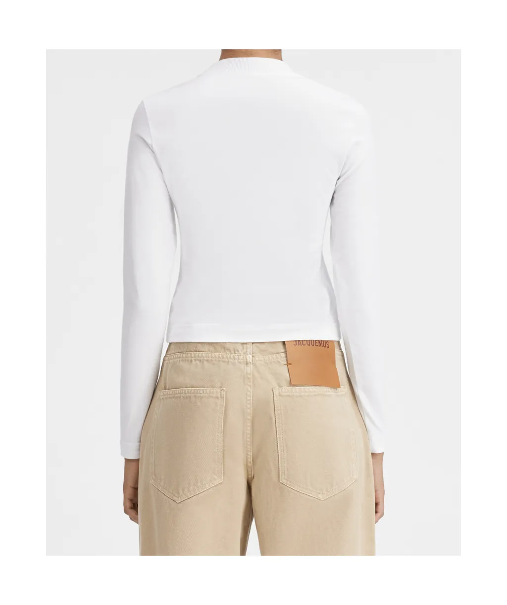 Logo Patch Long-Sleeve Top