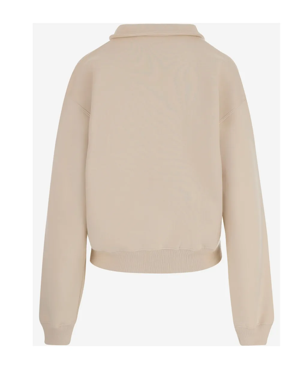The Gros Grain Zipped-Rollneck Sweatshirt