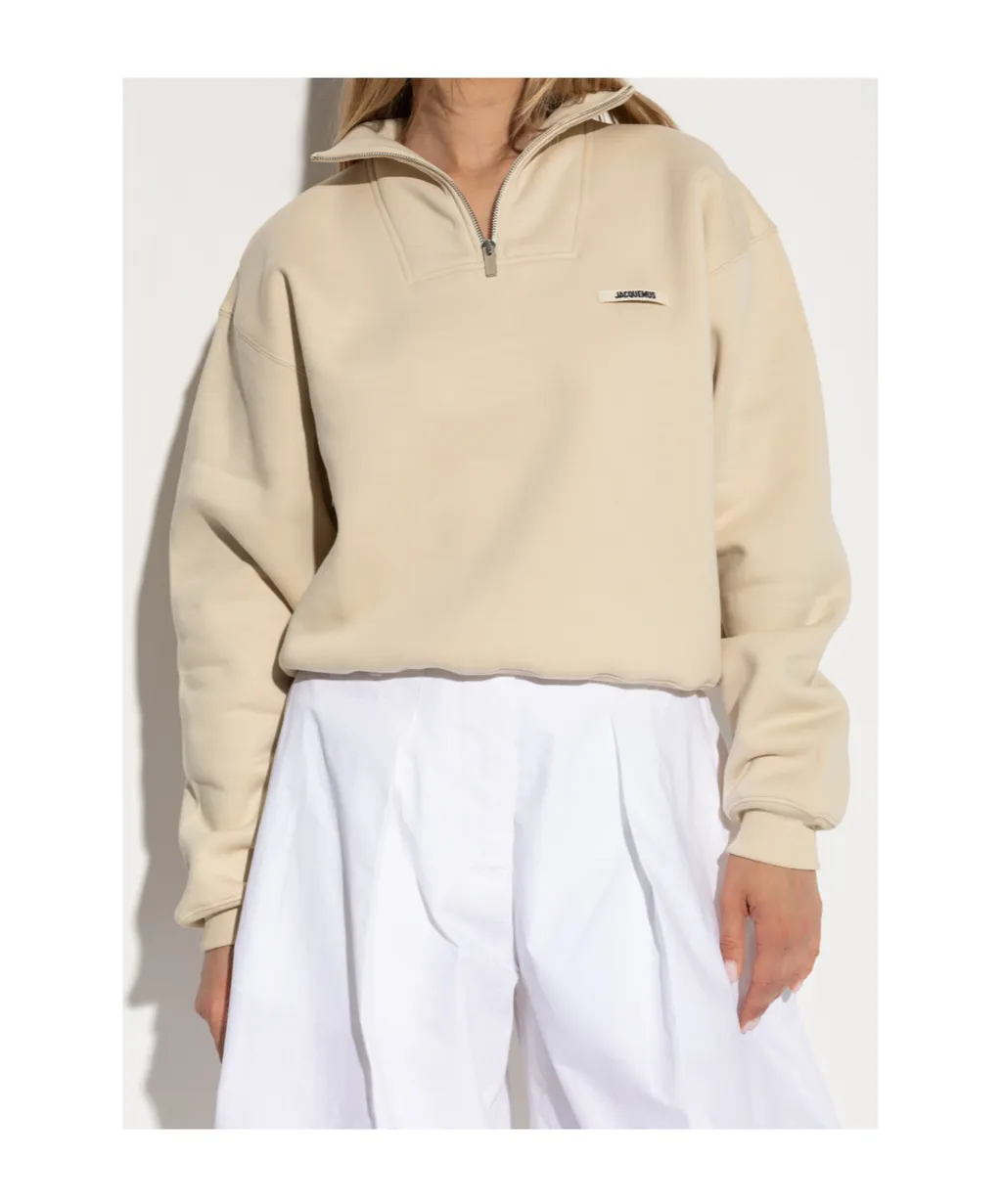 The Gros Grain Zipped-Rollneck Sweatshirt