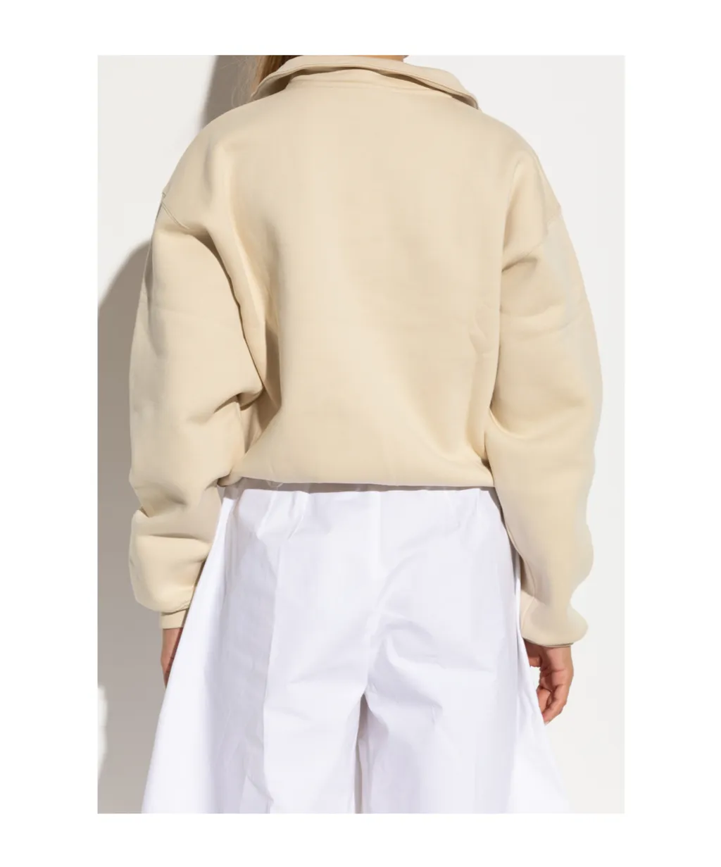 The Gros Grain Zipped-Rollneck Sweatshirt