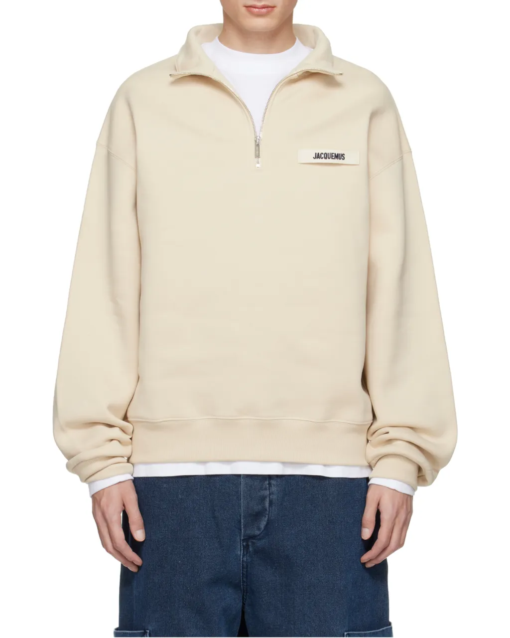 The Gros Grain Zipped-Rollneck Sweatshirt