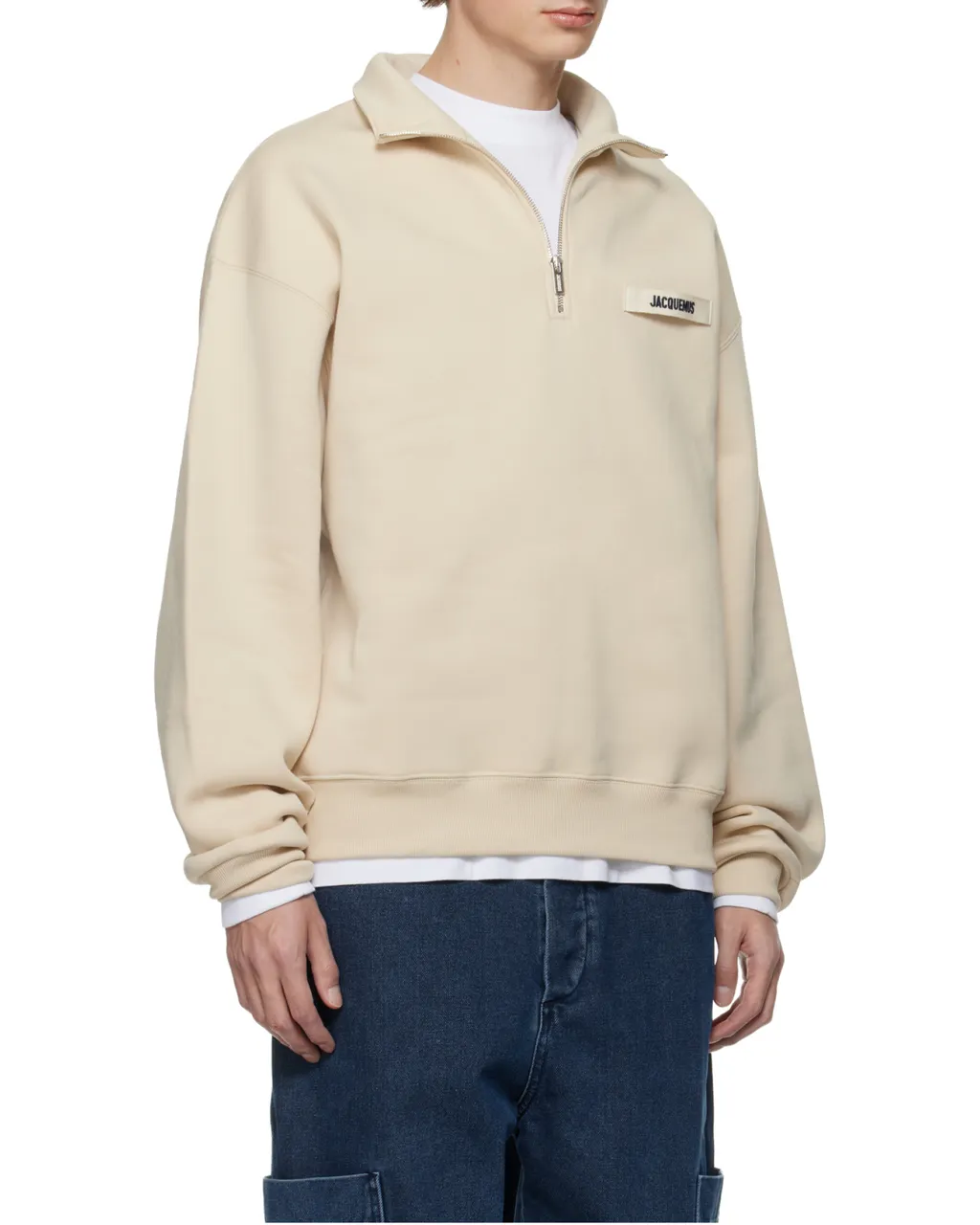 The Gros Grain Zipped-Rollneck Sweatshirt