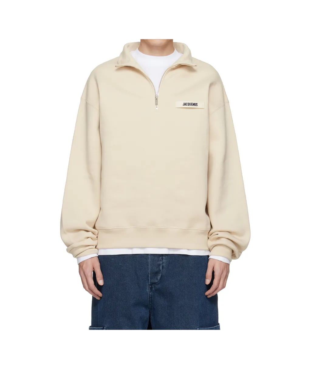 The Gros Grain Zipped-Rollneck Sweatshirt