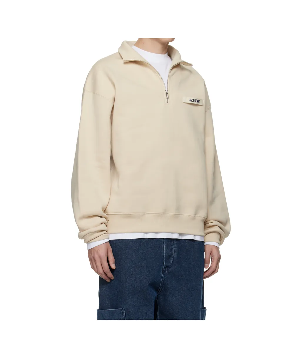 The Gros Grain Zipped-Rollneck Sweatshirt