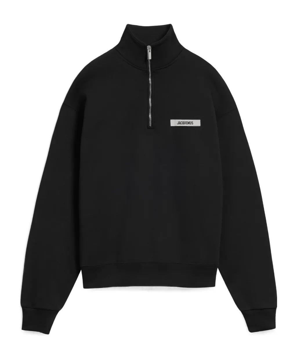 The Gros Grain Zipped-Rollneck Sweatshirt