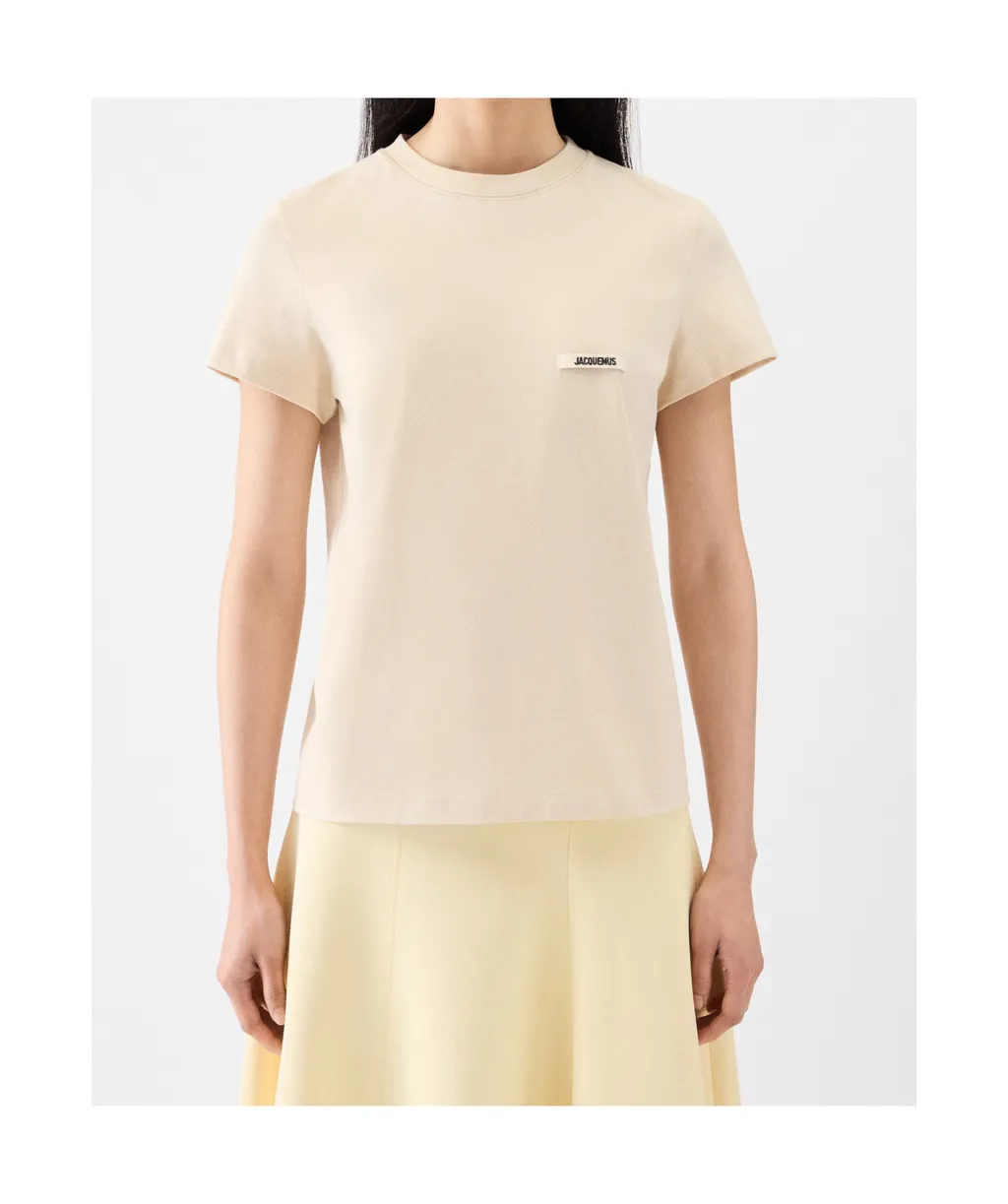 Logo Patch Crewneck T-Shirt