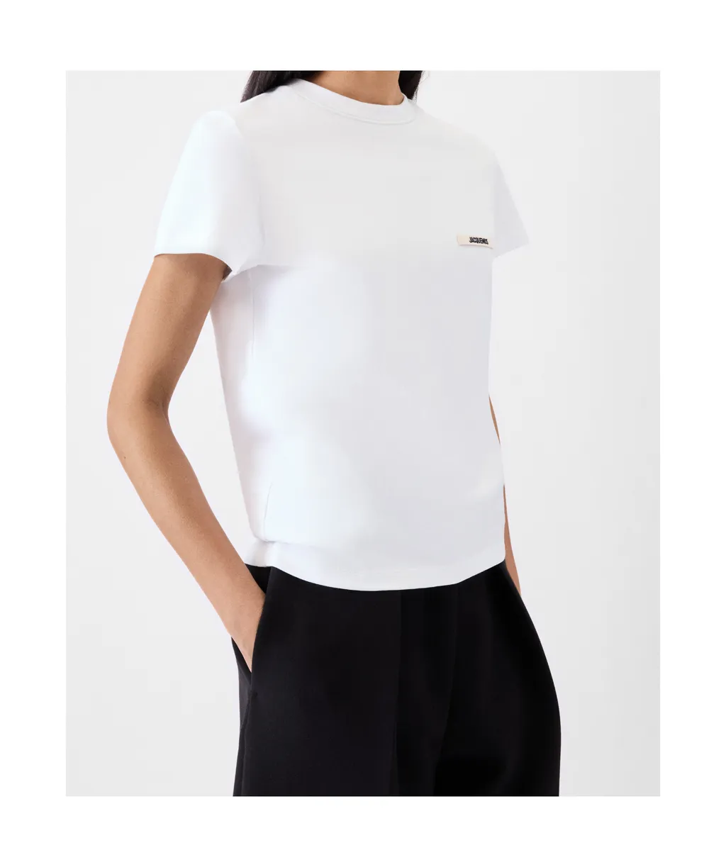 Logo Patch Crewneck T-Shirt