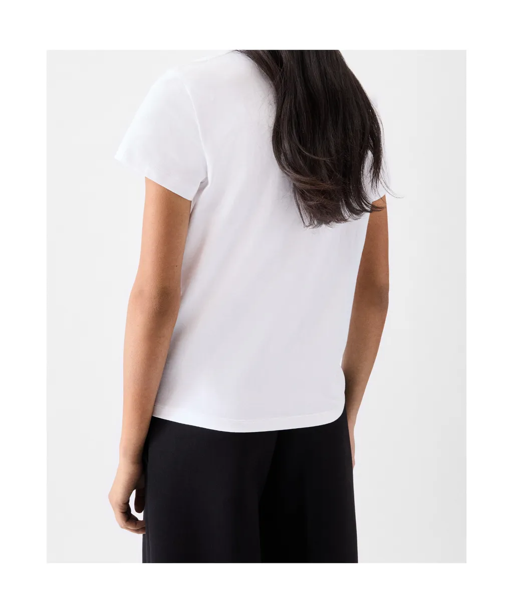 Logo Patch Crewneck T-Shirt