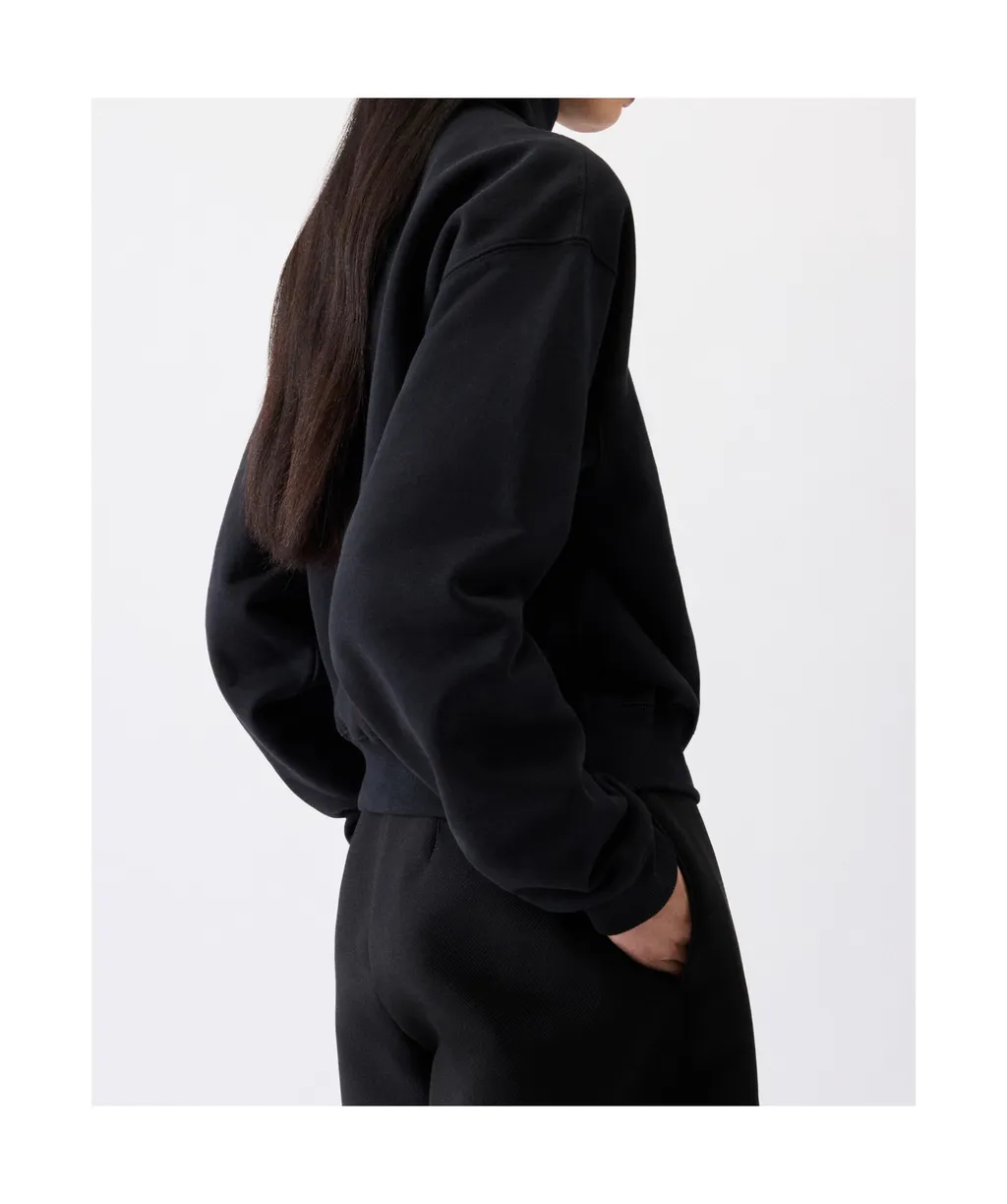 The Gros Grain Zipped-Rollneck Sweatshirt
