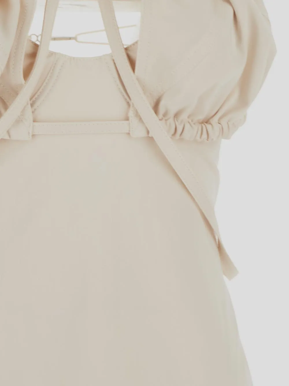 Strapless Cut-Out Detailed Dress