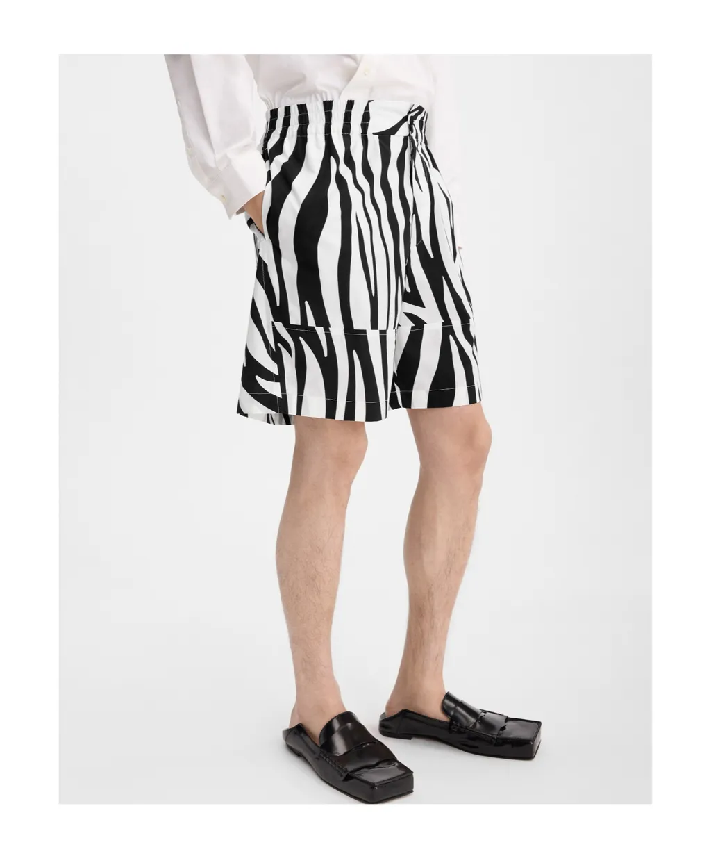 Zebra Pattern Shorts