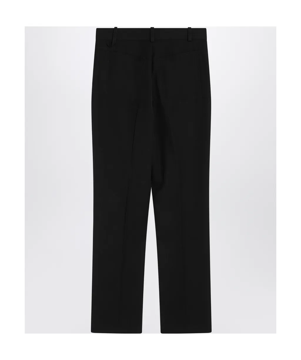 Straight Leg Cropped Trousers