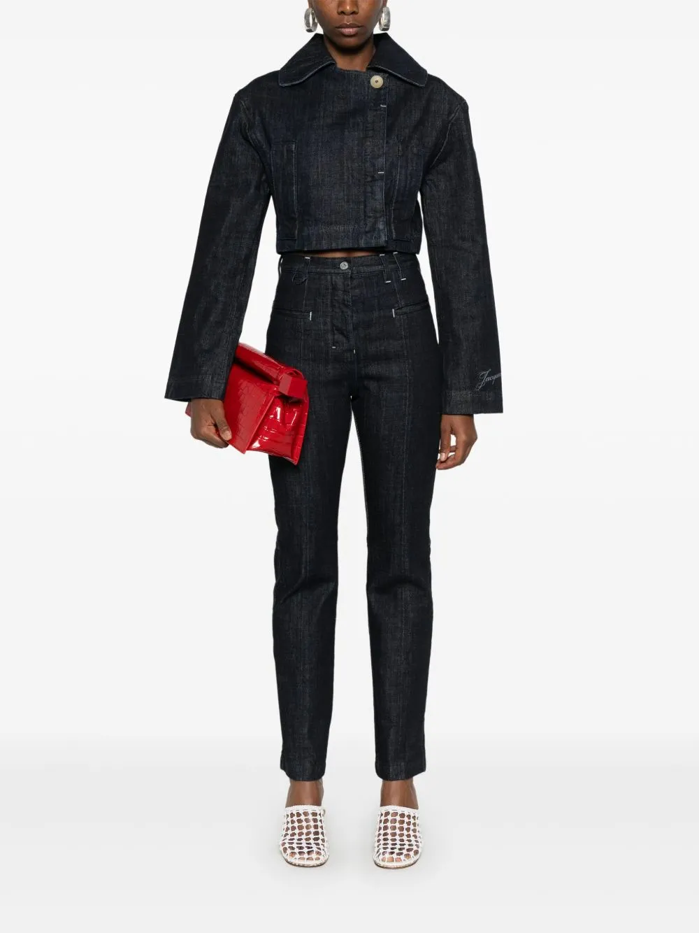Le De-Nimes Norma Cropped Jeans