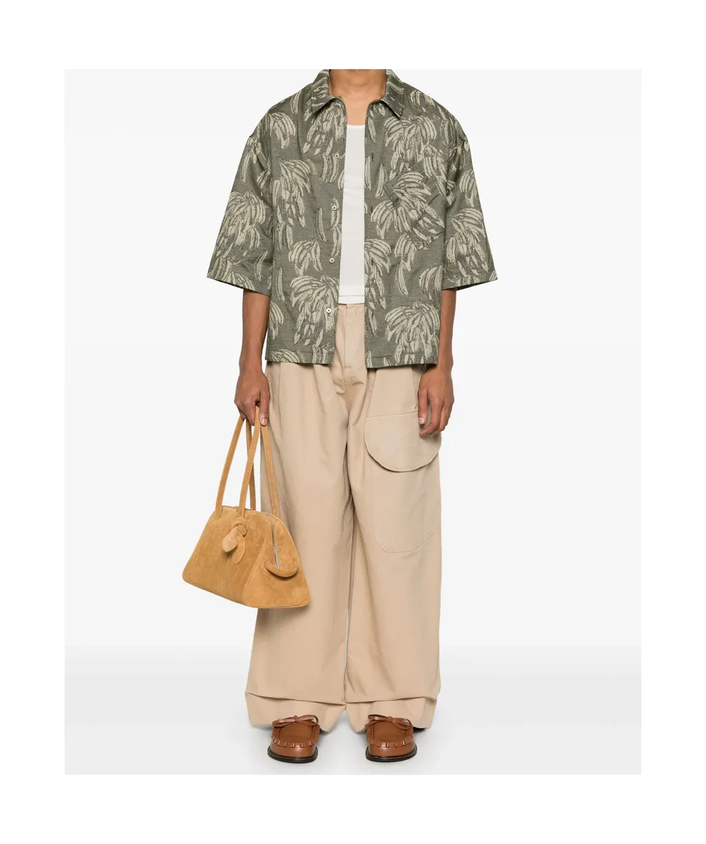 The Aloe Banana Jacquard Boxy Shirt