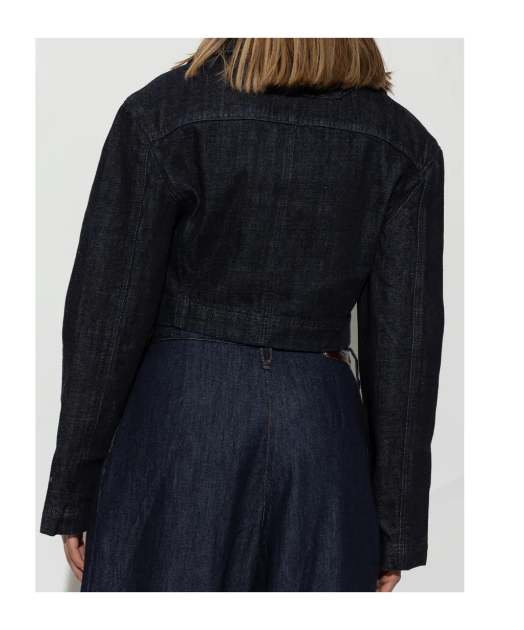 La Veste De-NÎMes Marino Cropped Jacket