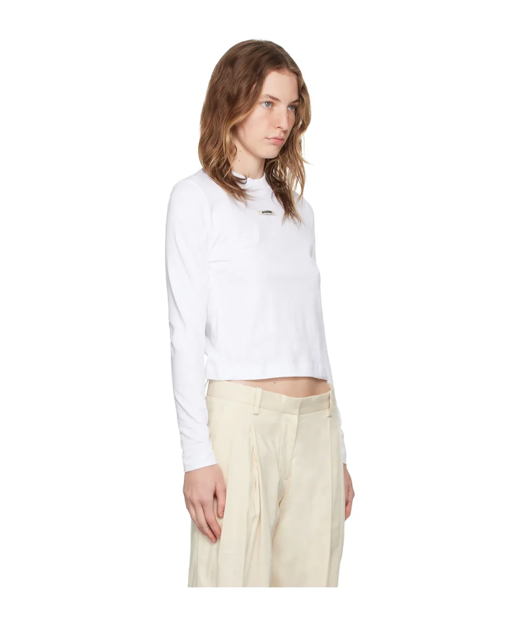 Logo Patch Long-Sleeve Top