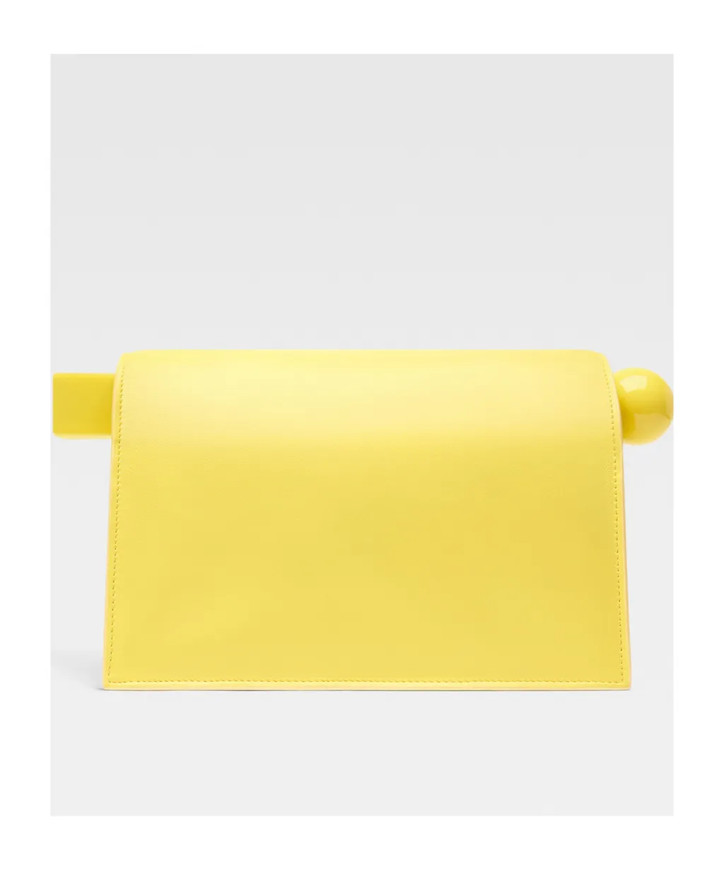 Jacquemus La Pochette Rond Carré Logo Plaque Clutch Bag
