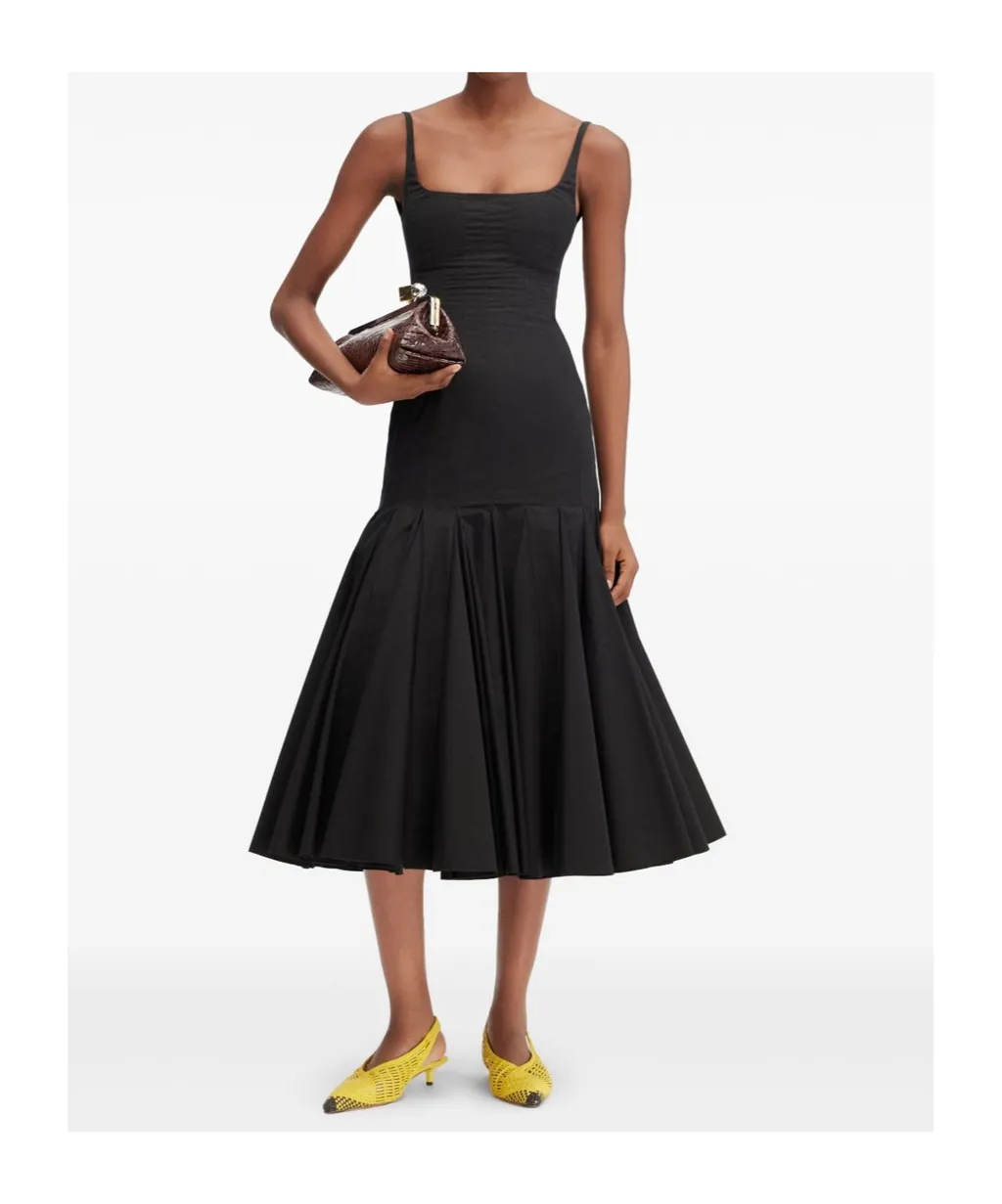The Agave Flared Midi Dress