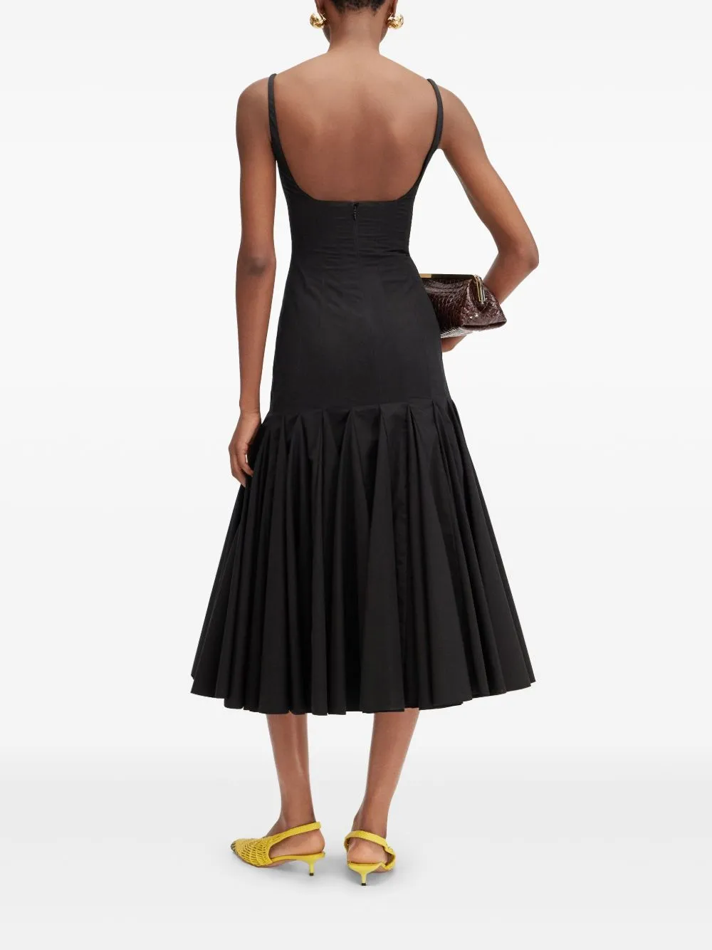 The Agave Flared Midi Dress
