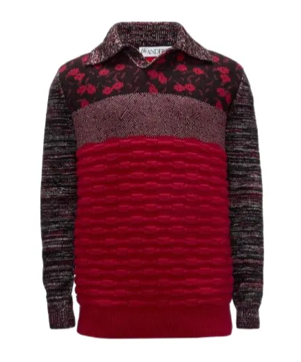 Multi-Texture Polo Shirt