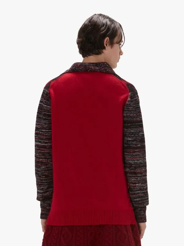 Multi-Texture Polo Shirt