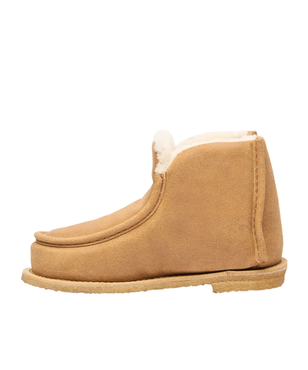 Square Toe Padded Ankle Boots