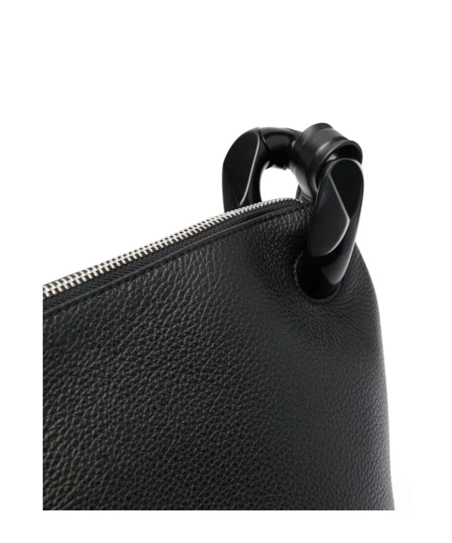Logo Debossed Small Corner Shoulder Bag