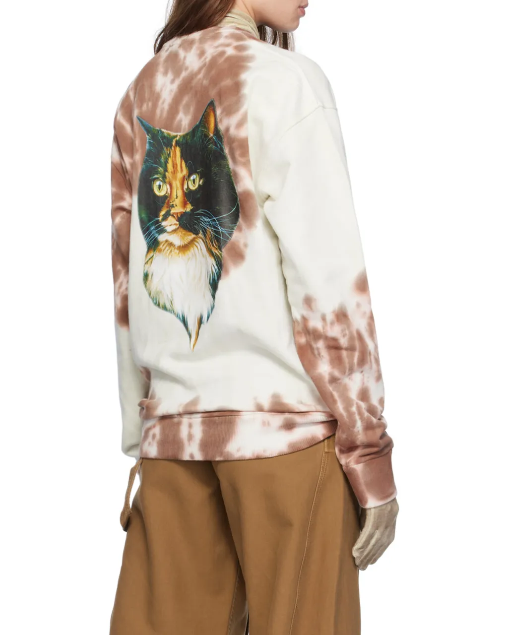 Tie-Dyed Crewneck Sweatshirt