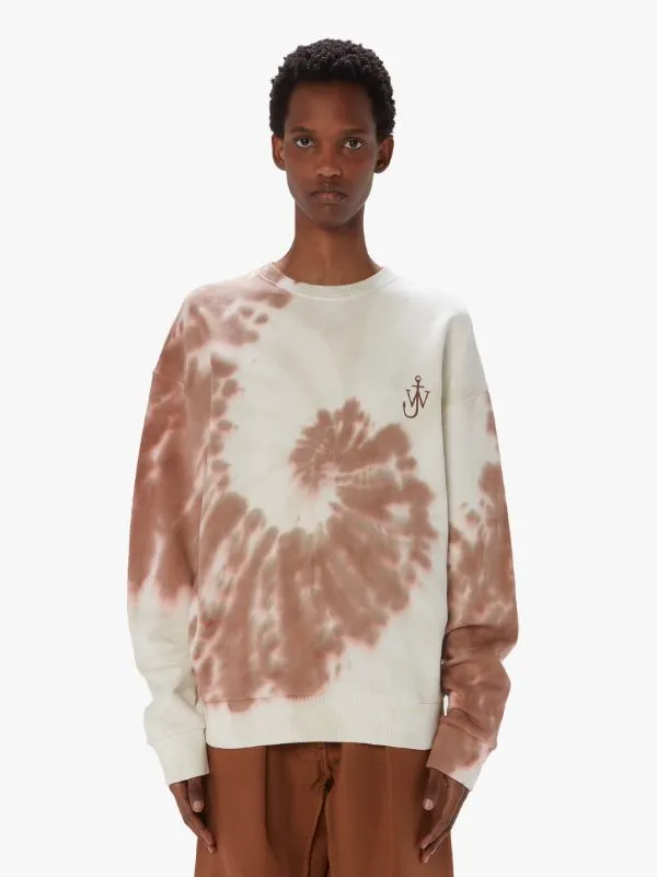 Tie-Dyed Crewneck Sweatshirt