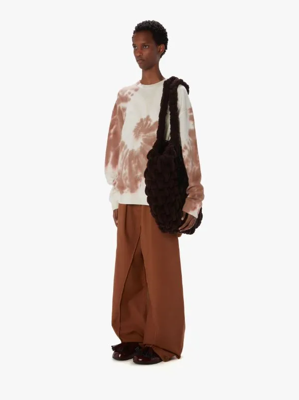 Tie-Dyed Crewneck Sweatshirt