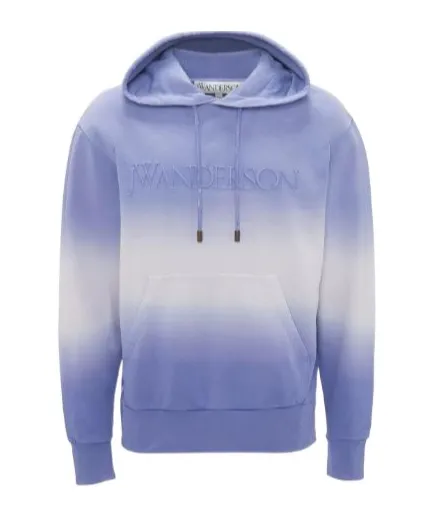 Logo Embroidered Drawstring Hoodie