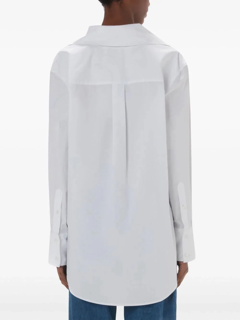 Asymmetric Designed Button-Up Shirt