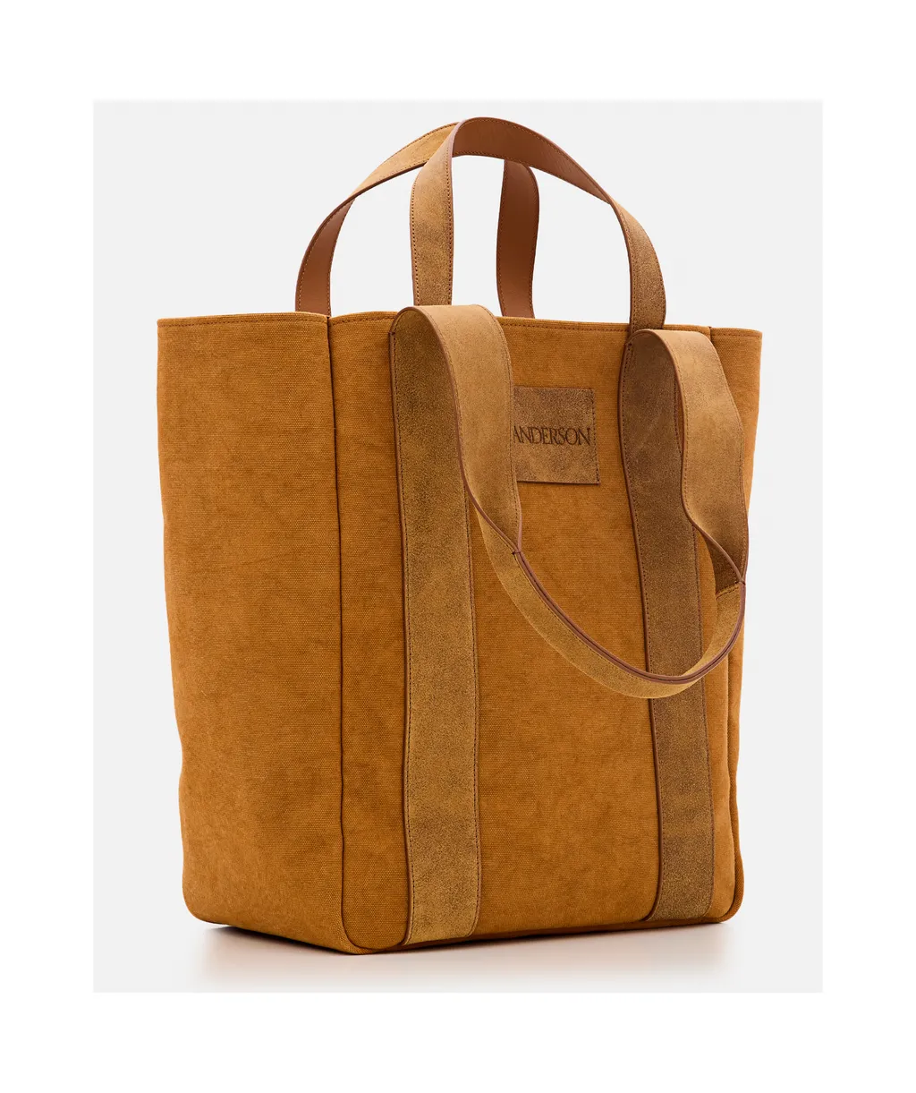 Logo Patch Top Handle Bag