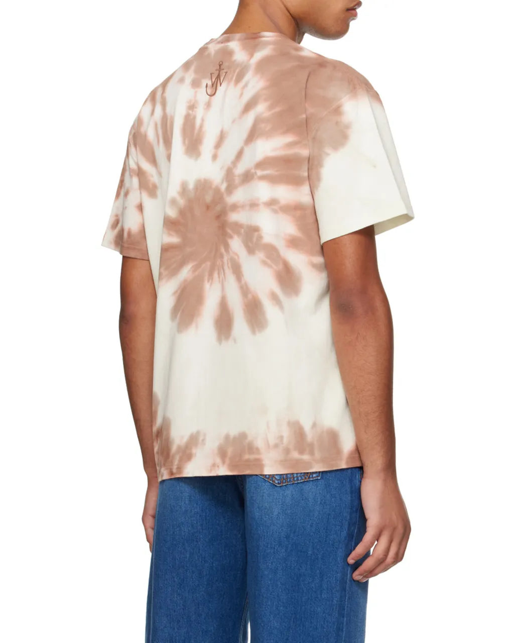 Cat-Printed Tie-Dye T-Shirt