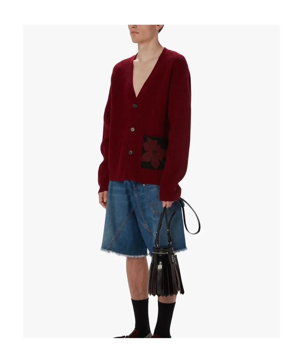 Tassel Detailed Zipped Shoulder Bag