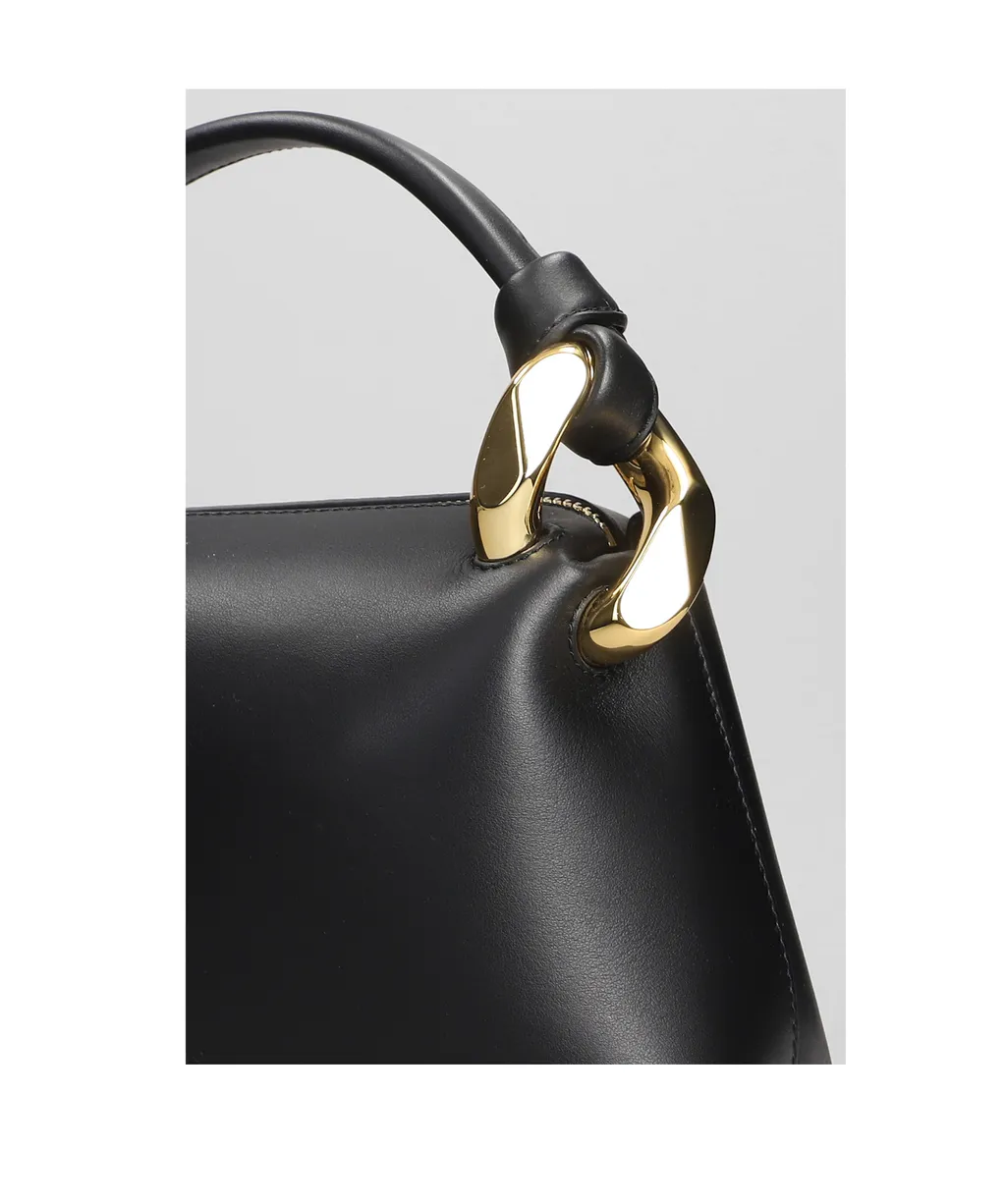 Logo Debossed Top Handle Bag