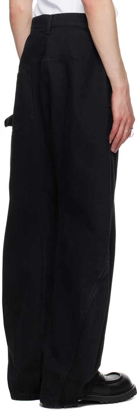 Twisted Wide Leg Jeans