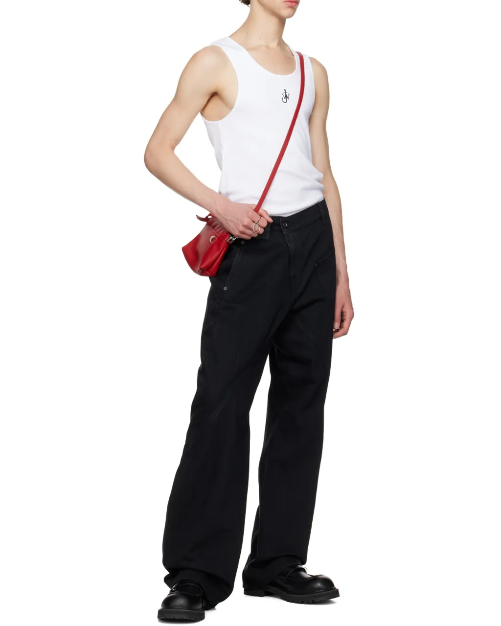 Twisted Wide Leg Jeans