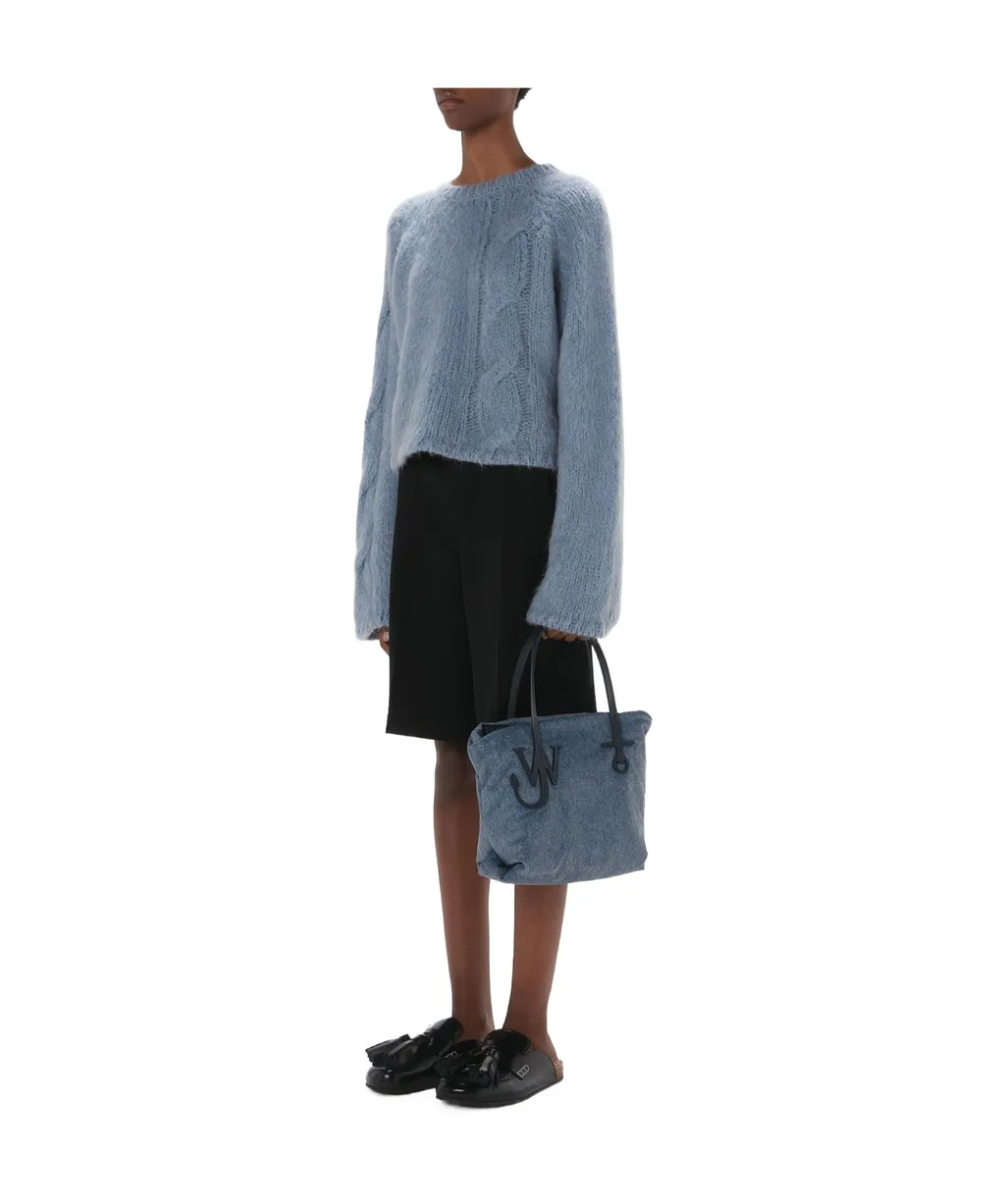 Small Puffy Anchor Tote Bag