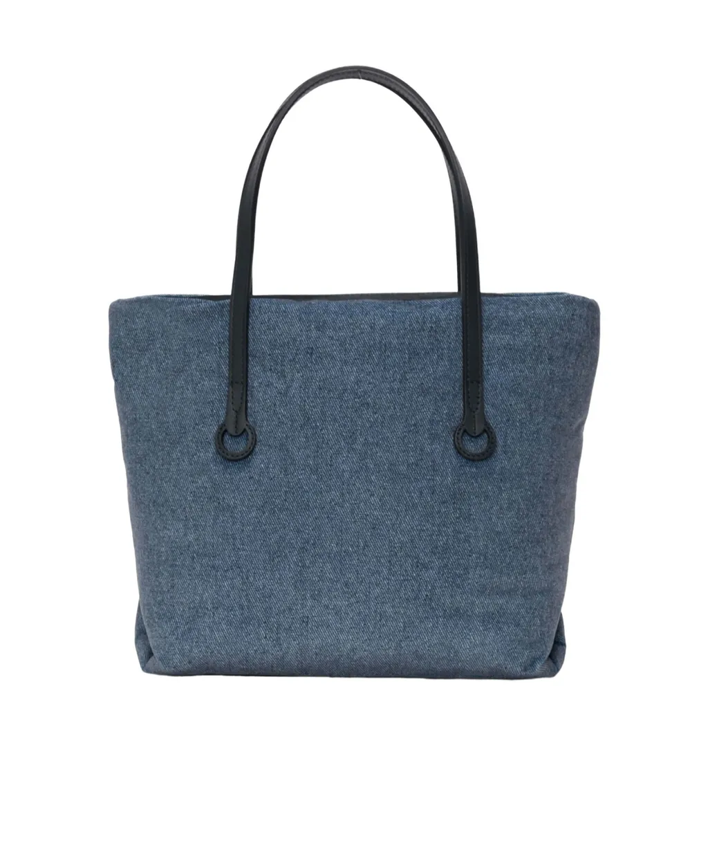 Small Puffy Anchor Tote Bag
