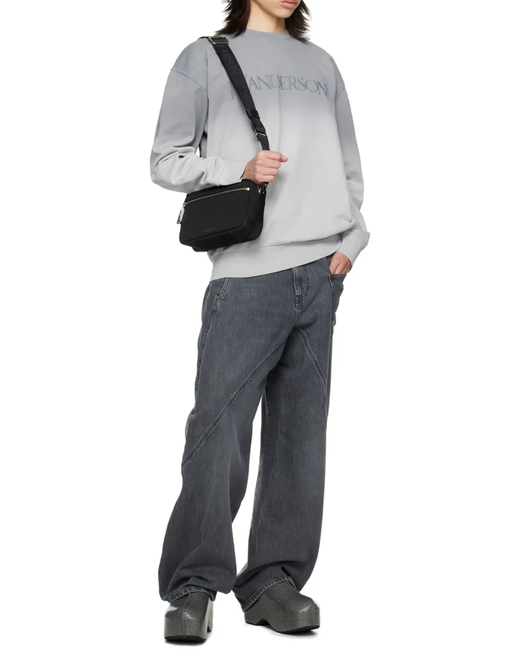 Logo-Embroidered Gradient Sweatshirt