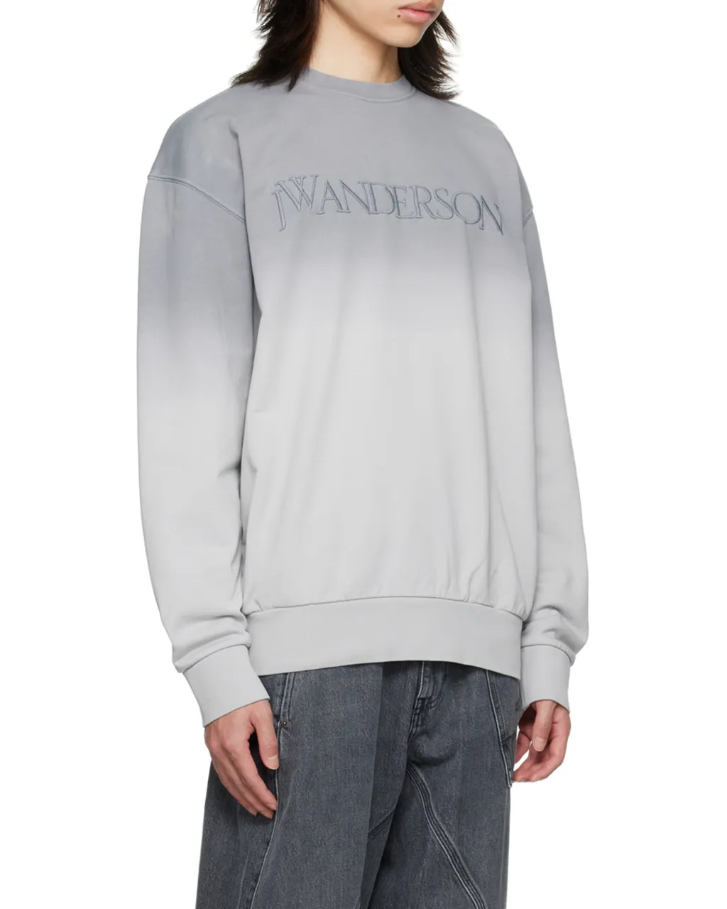 Logo-Embroidered Gradient Sweatshirt