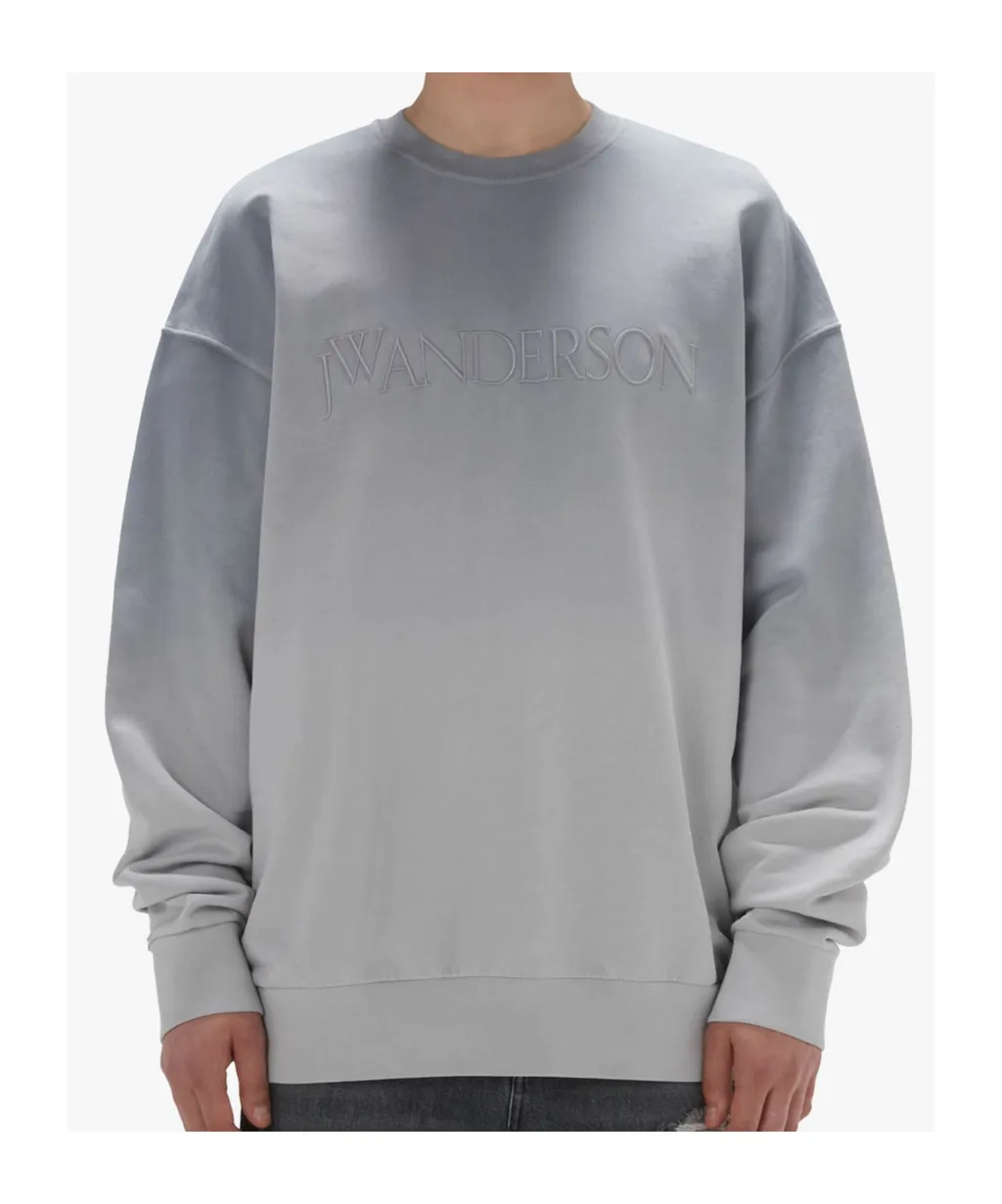 Logo-Embroidered Gradient Sweatshirt