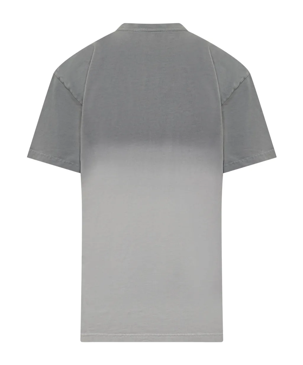 Tie-Dyed Logo Embroidered T-Shirt