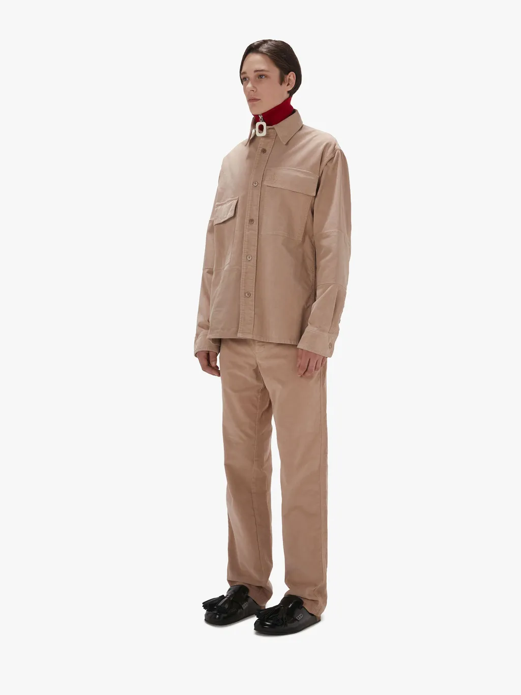 Straight Leg Corduroy Trousers