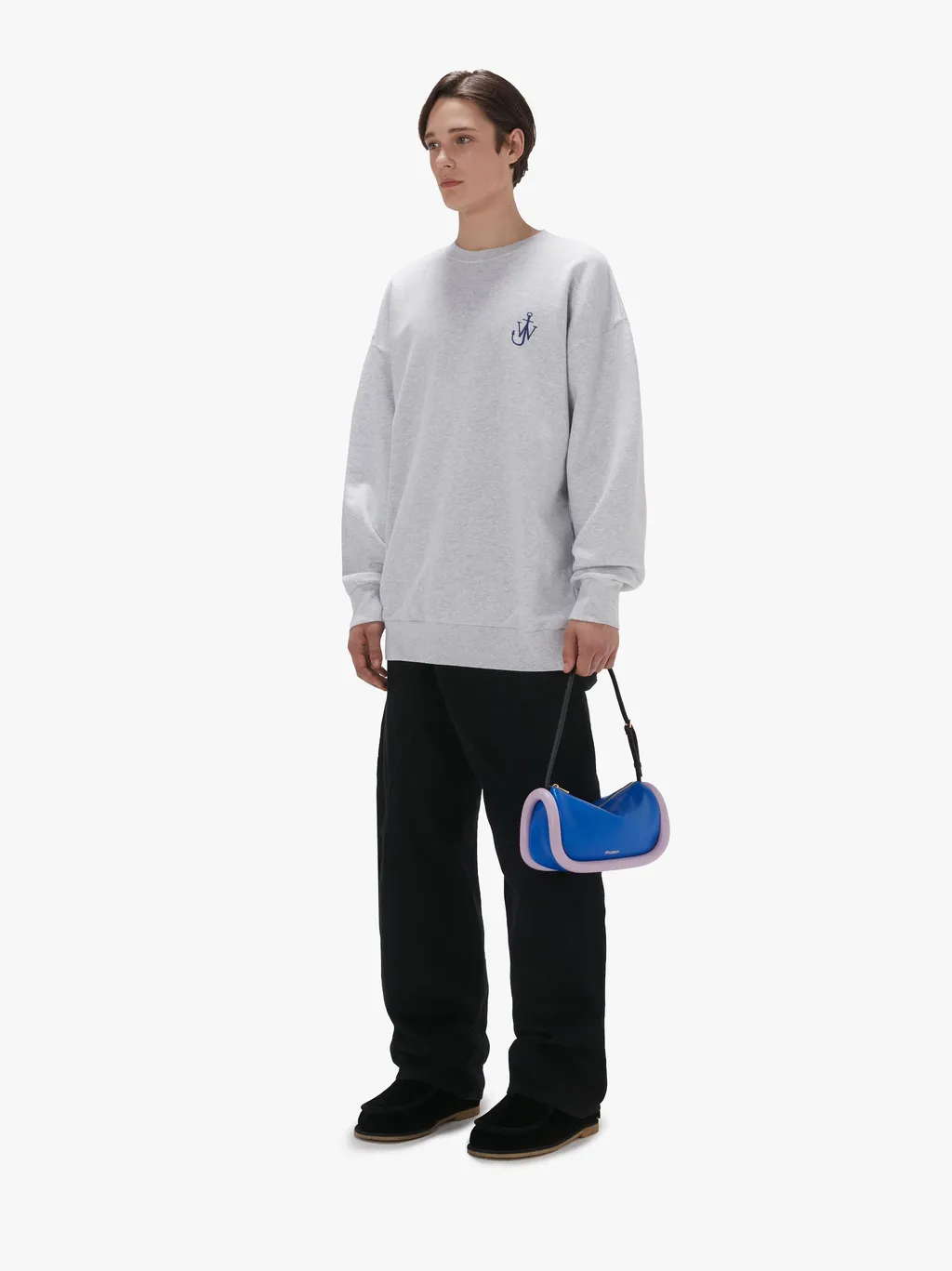 Anchor Embroidered Back Printed Sweatshirt