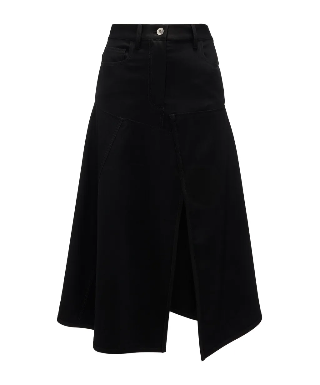 Patchwork A-Line Skirt
