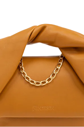 Small Twister Leather Tote Bag
