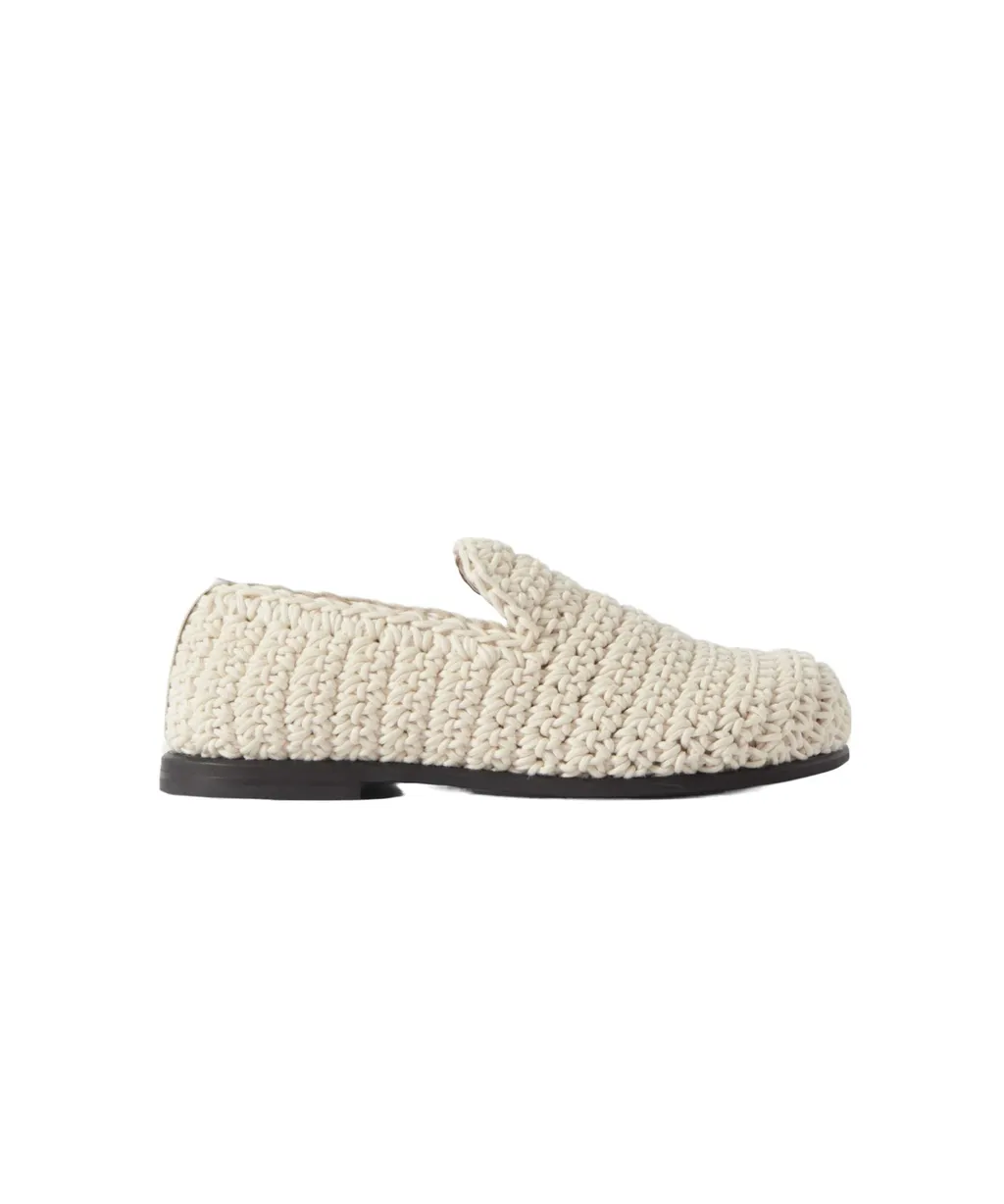 Crocheted Loafer Shoes